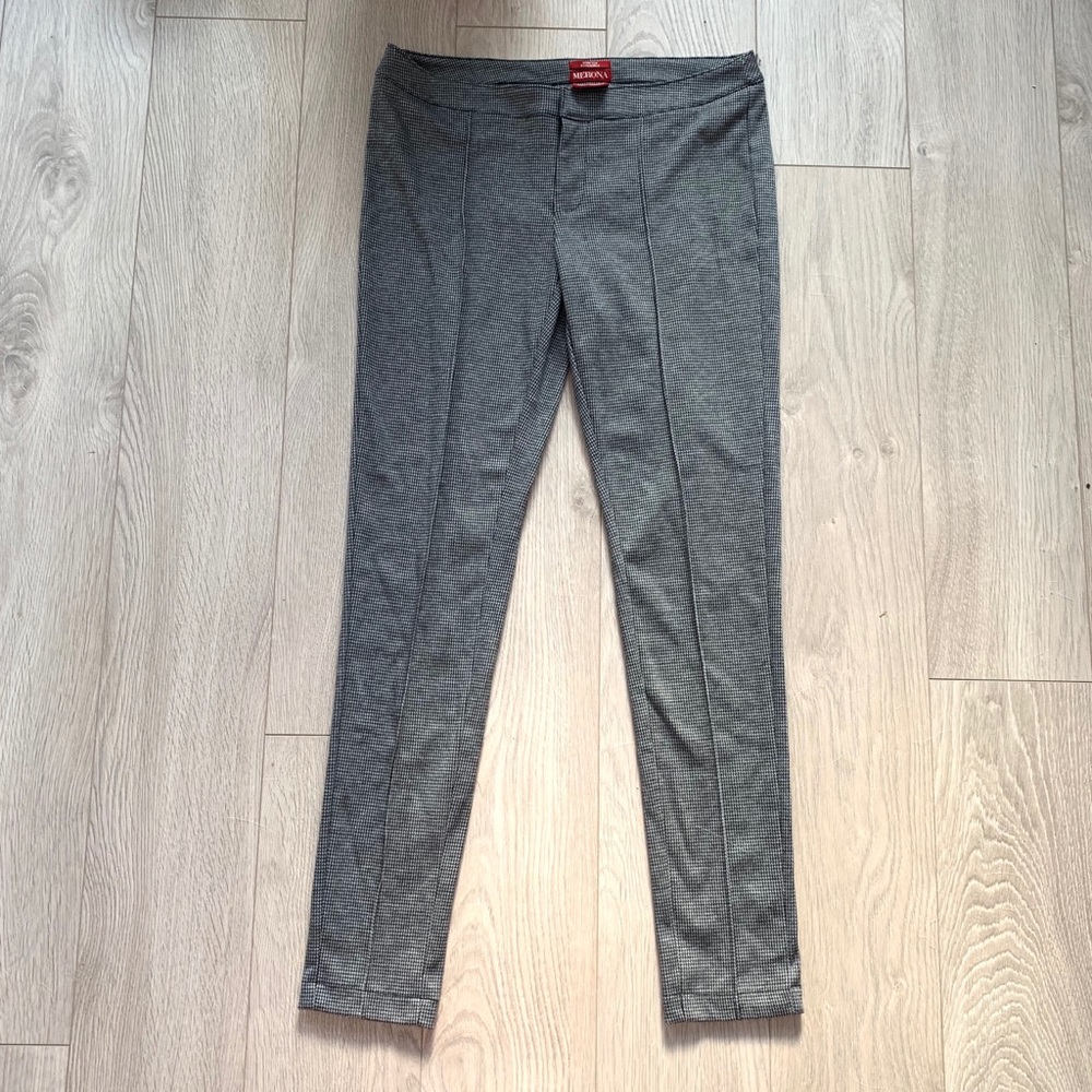 Merona- Houndstooth Stretch Trouser NWOT